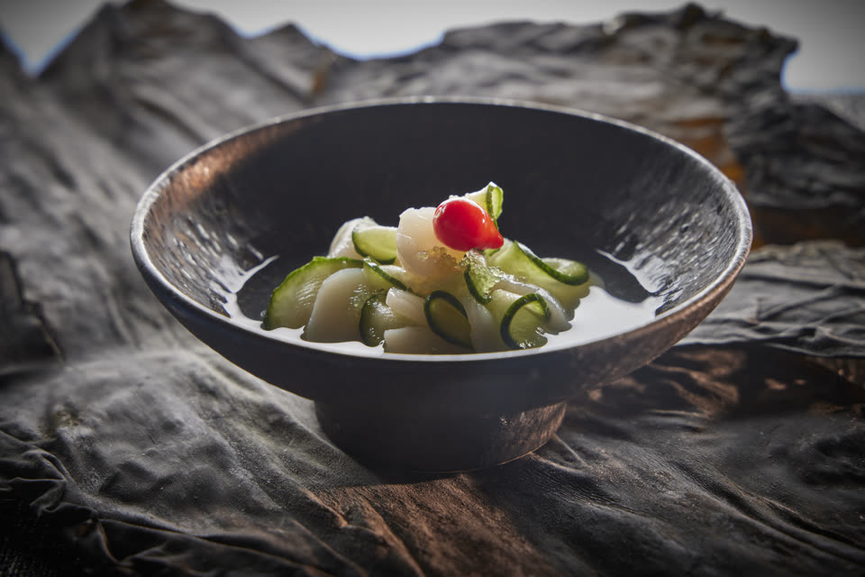 Scallop carpaccio